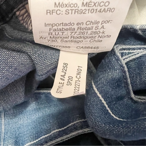 Madewell Shorts Size 26 Denim Paperbag Indigo Windowpane Tie Waist High Rise - Picture 9 of 9